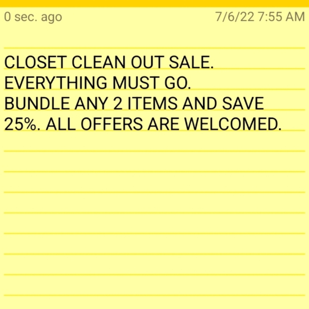 Thanks for checking out my closet.